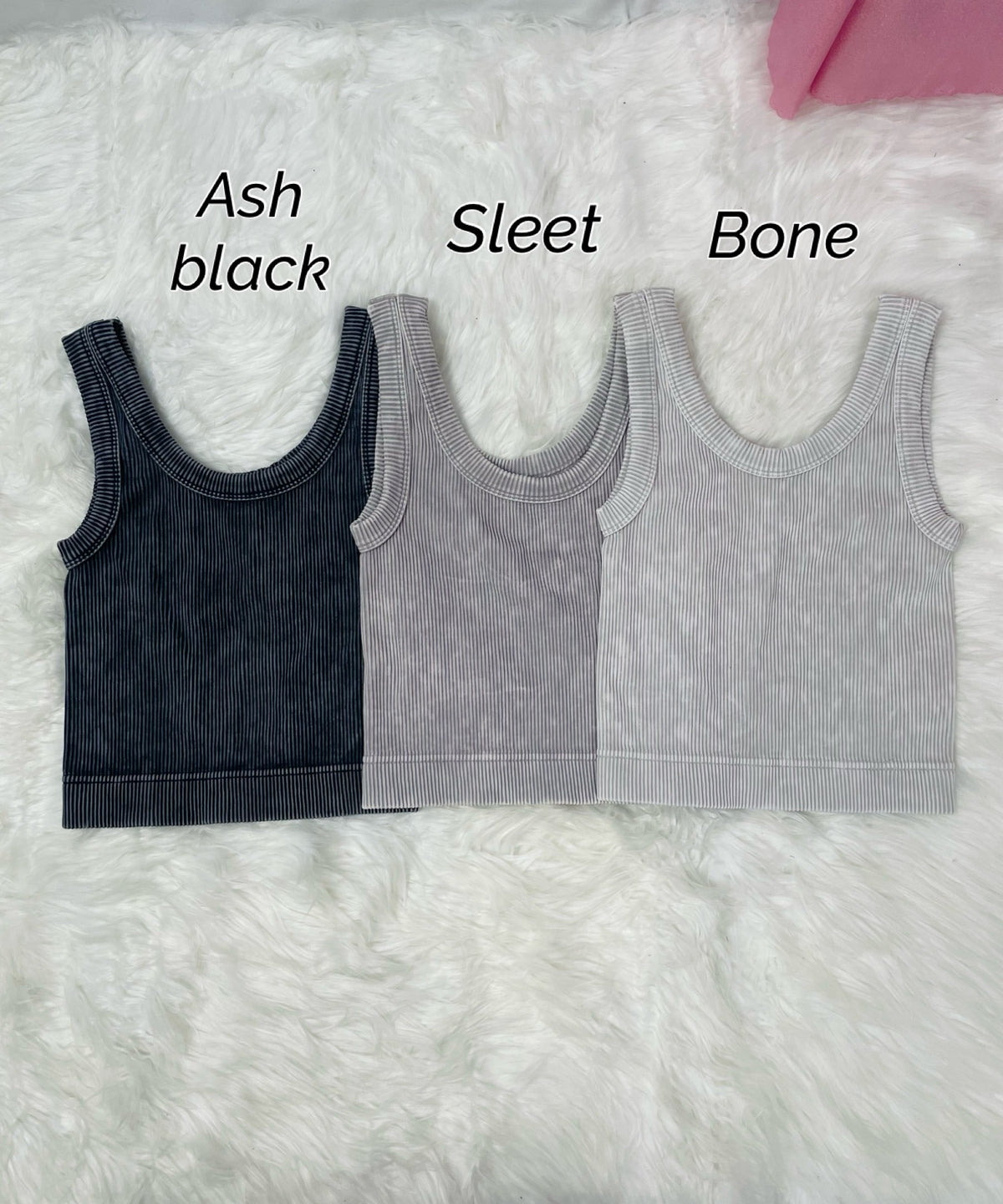 Miley Seamless Cropped Tank - 3 colors!