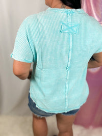 Good Time Waffle Top- 5 Colors
