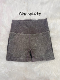 Catch Up Washed Bike Shorts