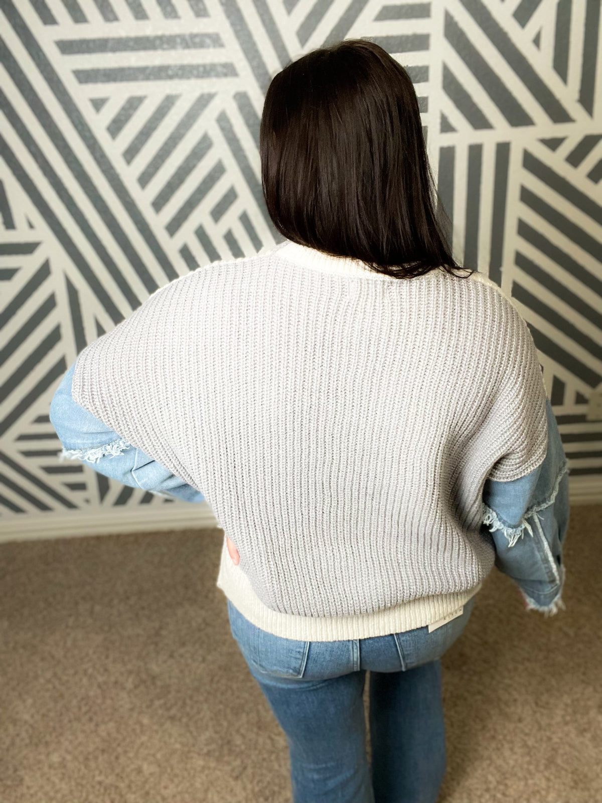 Dream on Denim Sweater