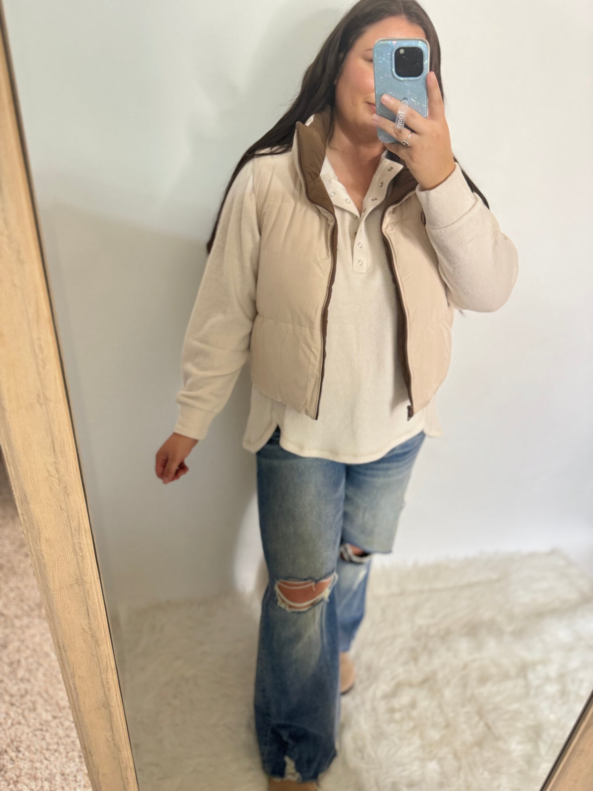 Lori Reversible Puffer Vest