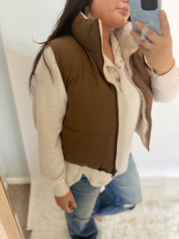 Lori Reversible Puffer Vest