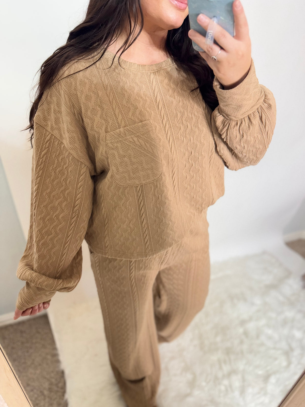 Cable Knit Lounge SET