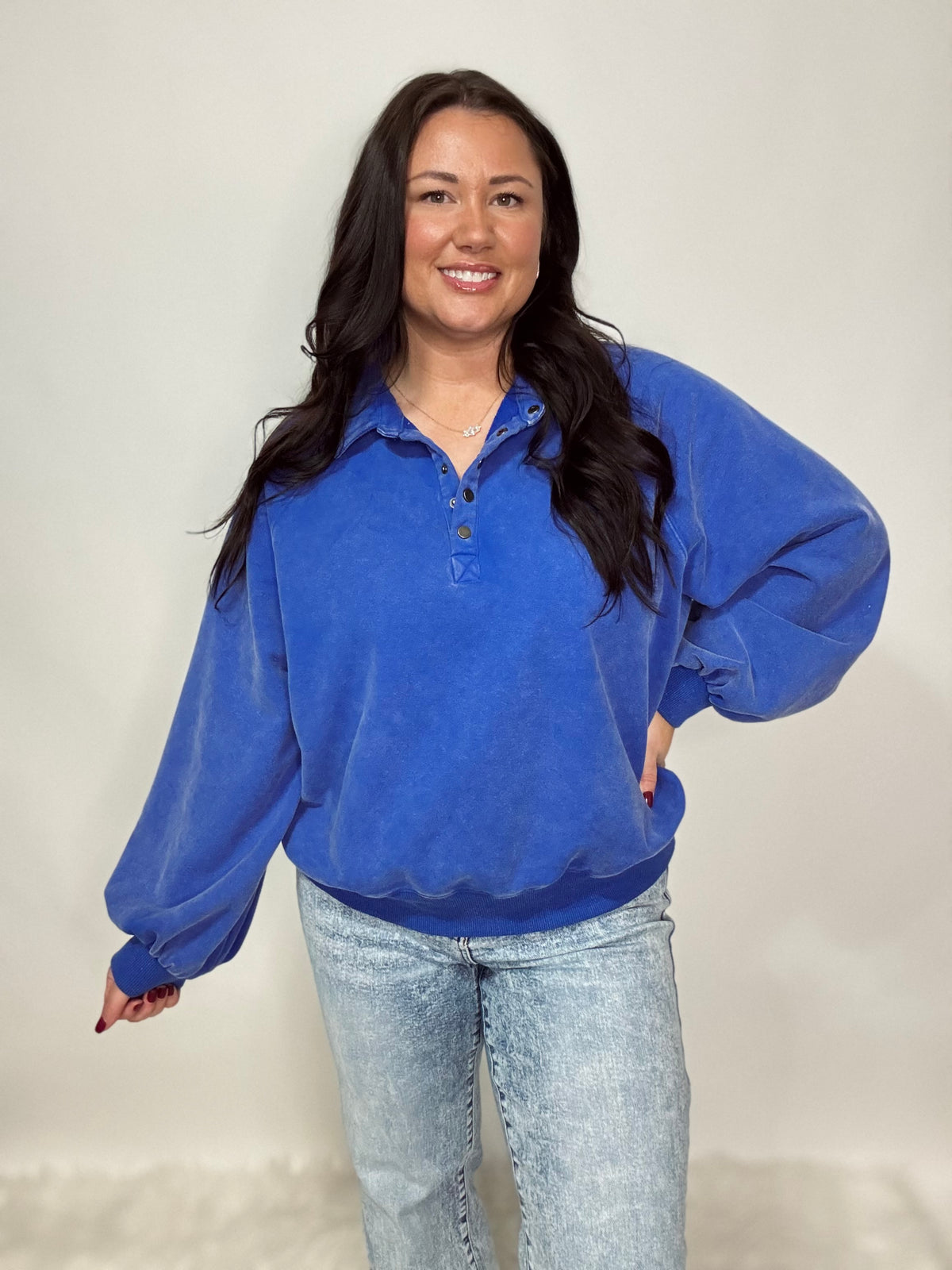 Piper Mineral Wash Pullover