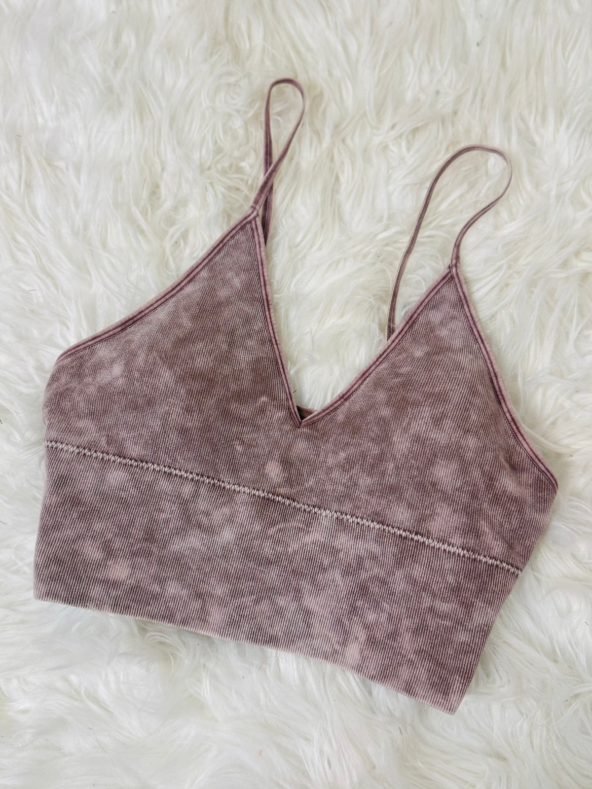 Washed Seamless Bralette