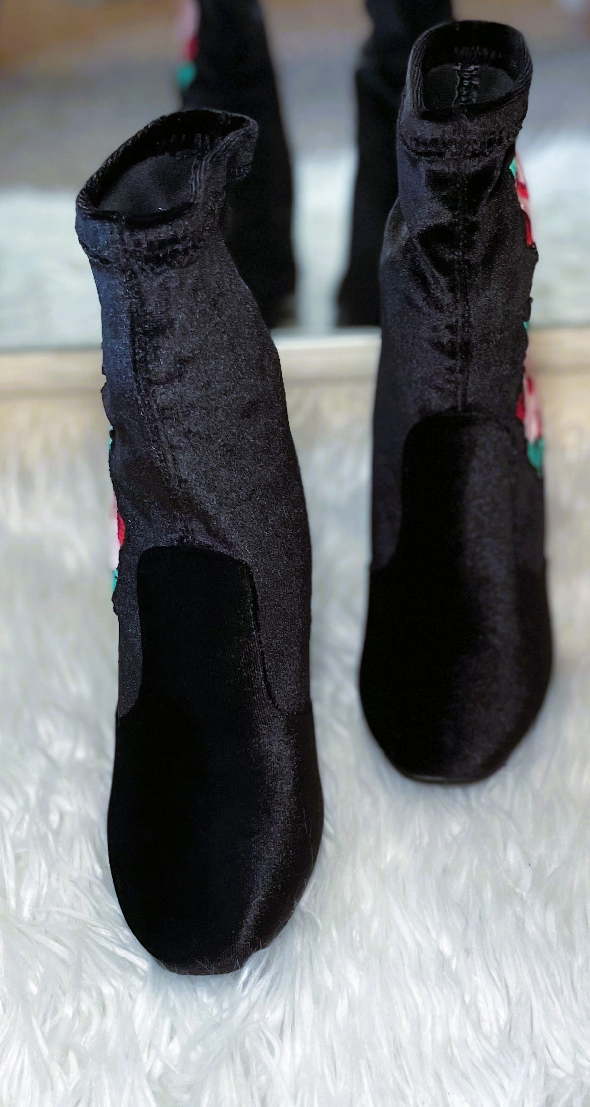 San Antonio Rose Sock Booties