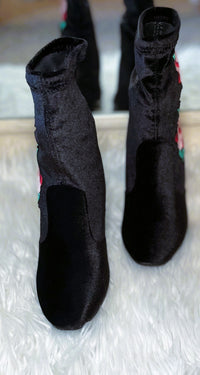 San Antonio Rose Sock Booties