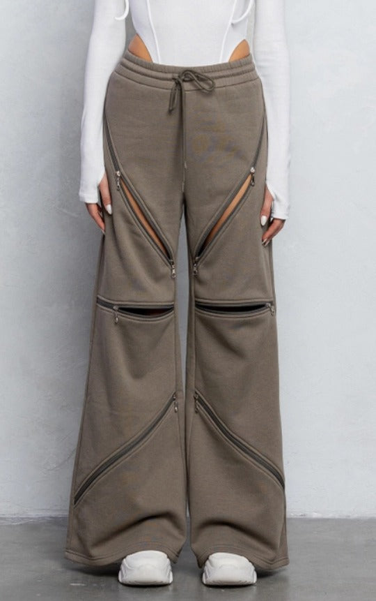 Zip It Wide Leg Pants