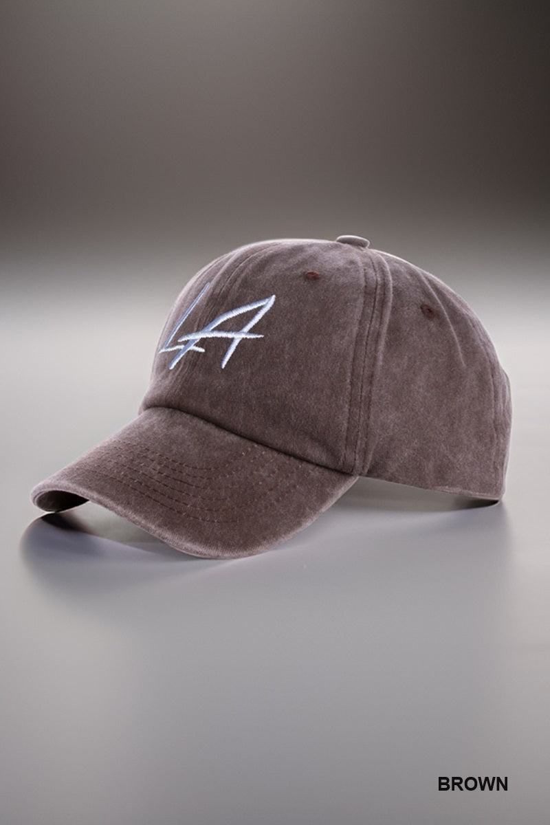 Washed LA Ball Cap - Two Colors