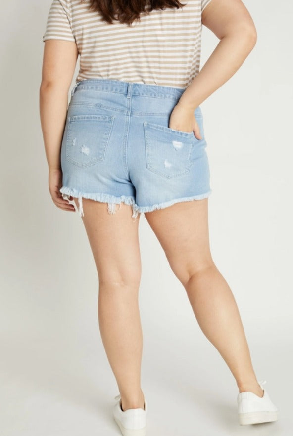 Less is More Denim Shorts